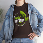 New Creation T-Shirt — Green Leaf Faith Tee