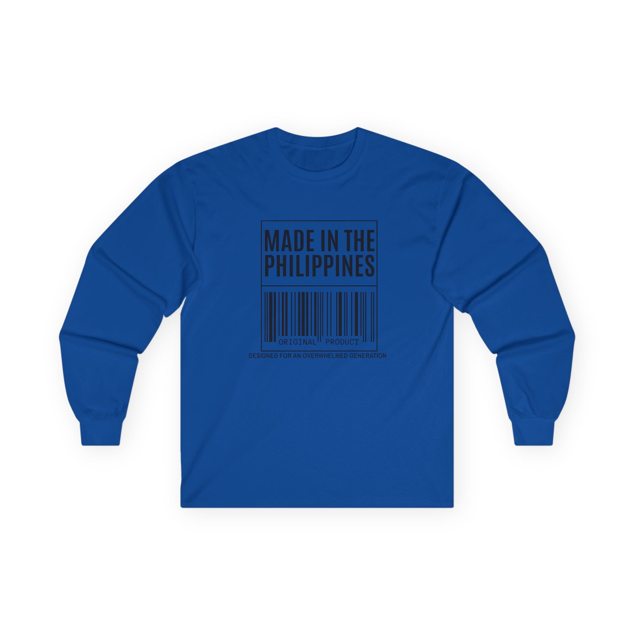 Made in the Philippines Long Sleeve Tee — Barcode Pride Shirt