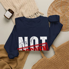 Christian Crewneck Sweatshirt — "Not Perfect, Forgiven" (Romans 5:8)