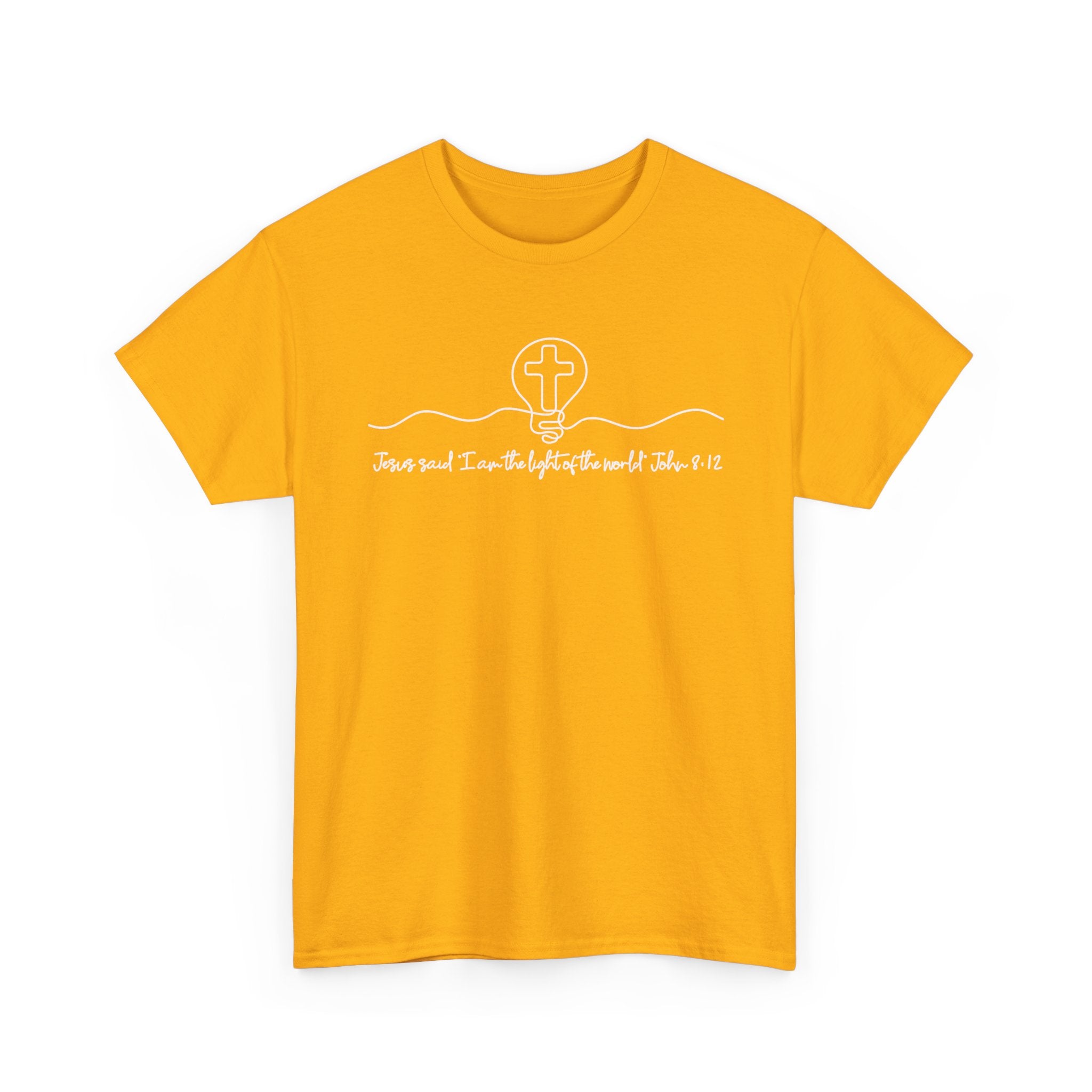 Christian Cross Graphic Tee — "Jesus and I Live By Faith" Inspirational Bible Verse Shirt