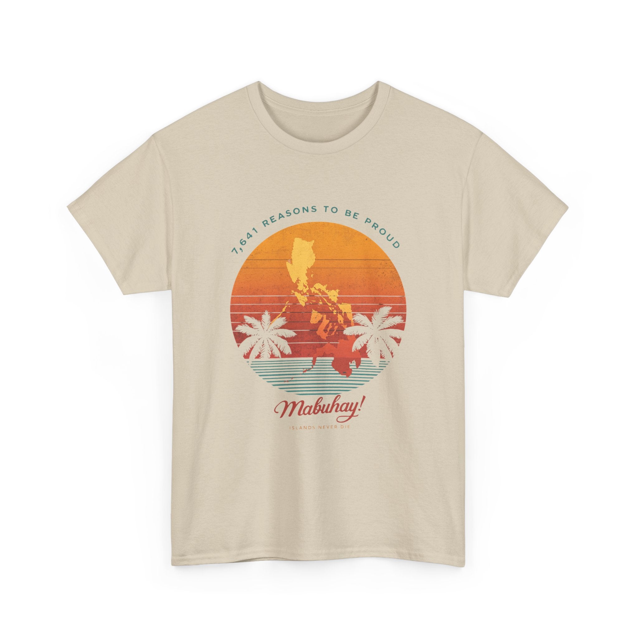 T-Shirt - 'Mabuhay' Tropical Sunset Philippines Pride Tee