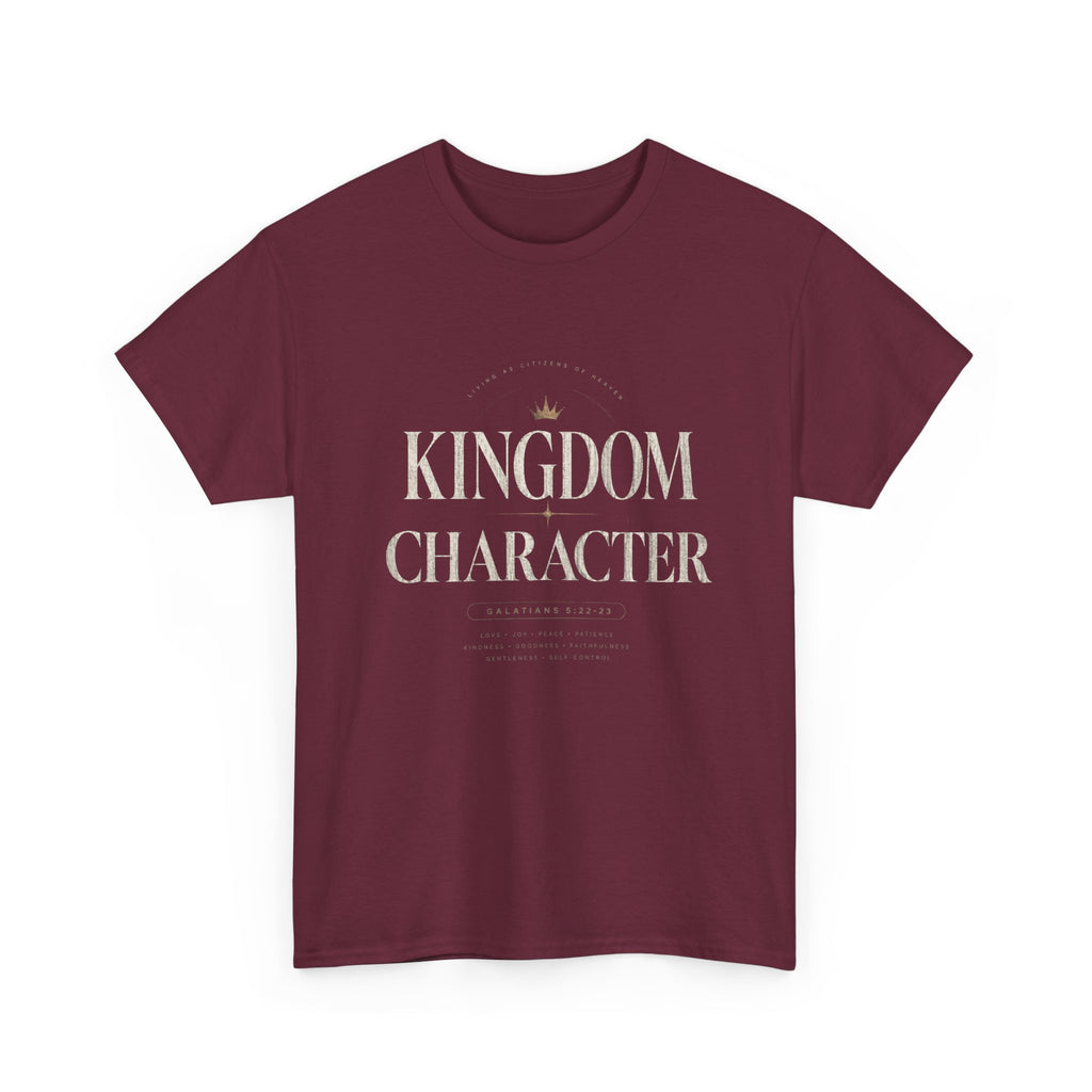 Kingdom Character T-Shirt — Minimalist Faith Graphic Tee