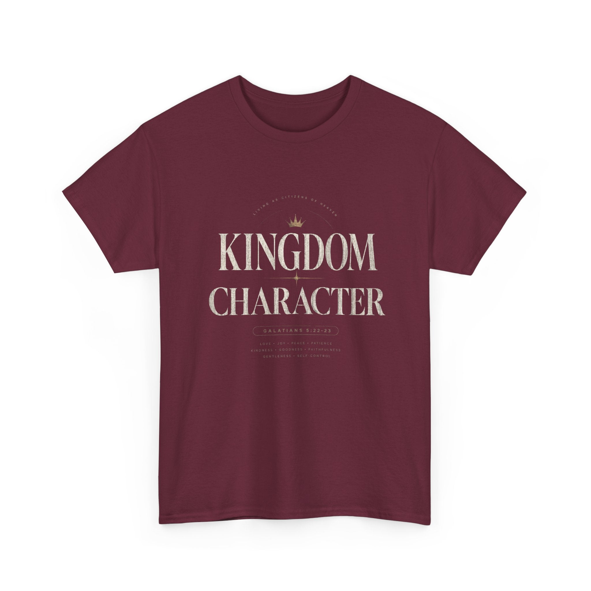 Kingdom Character T-Shirt — Minimalist Faith Graphic Tee