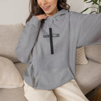Faith Cross Salvation Hoodie — Minimalist Black Cross Christian Hoodie