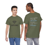 Christian 'Offline' Tee — Back Print: "Go Into Your Room, Close the Door and Pray"