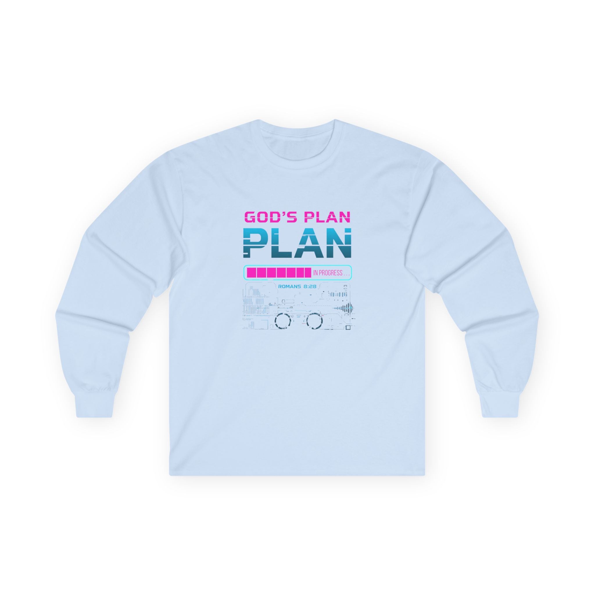 God's Plan Retro Graphic Long Sleeve Tee