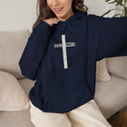Christian Cross Salvation Hoodie – "Saved By Grace" Faith Graphic Pullover