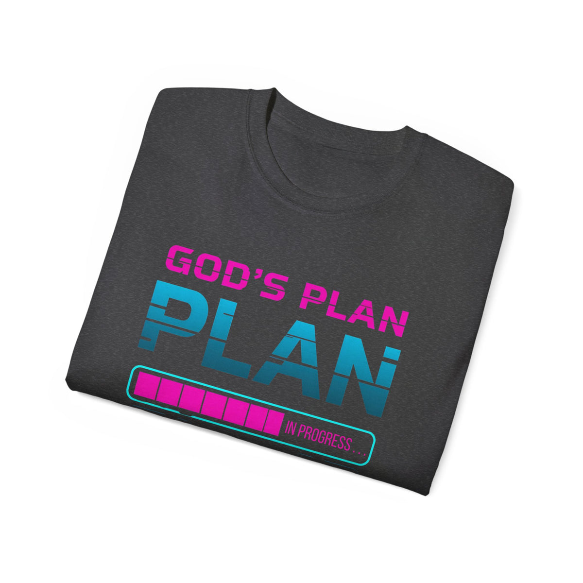 God’s Plan Graphic Tee – Retro Tape Design (Romans 8:28)