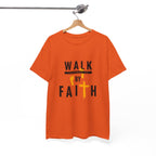 By Faith T-Shirt — Christian Walk By Faith Cross Tee