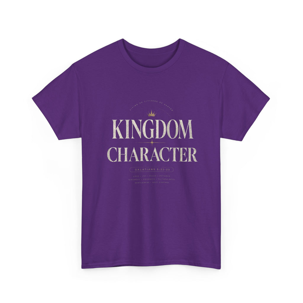 Kingdom Character T-Shirt — Minimalist Faith Graphic Tee