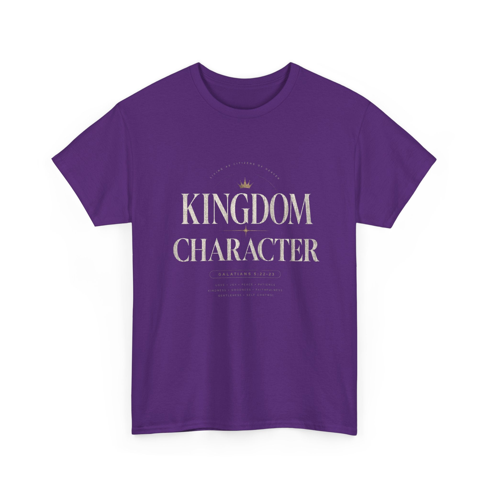 Kingdom Character T-Shirt — Minimalist Faith Graphic Tee