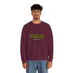 "Overcomer" Cross Graphic Crewneck – Unisex Minimalist Faith Pullover