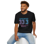 T‑Shirt — Jeremiah 33:3 'Heaven Has WiFi' Inspirational Christian Tee