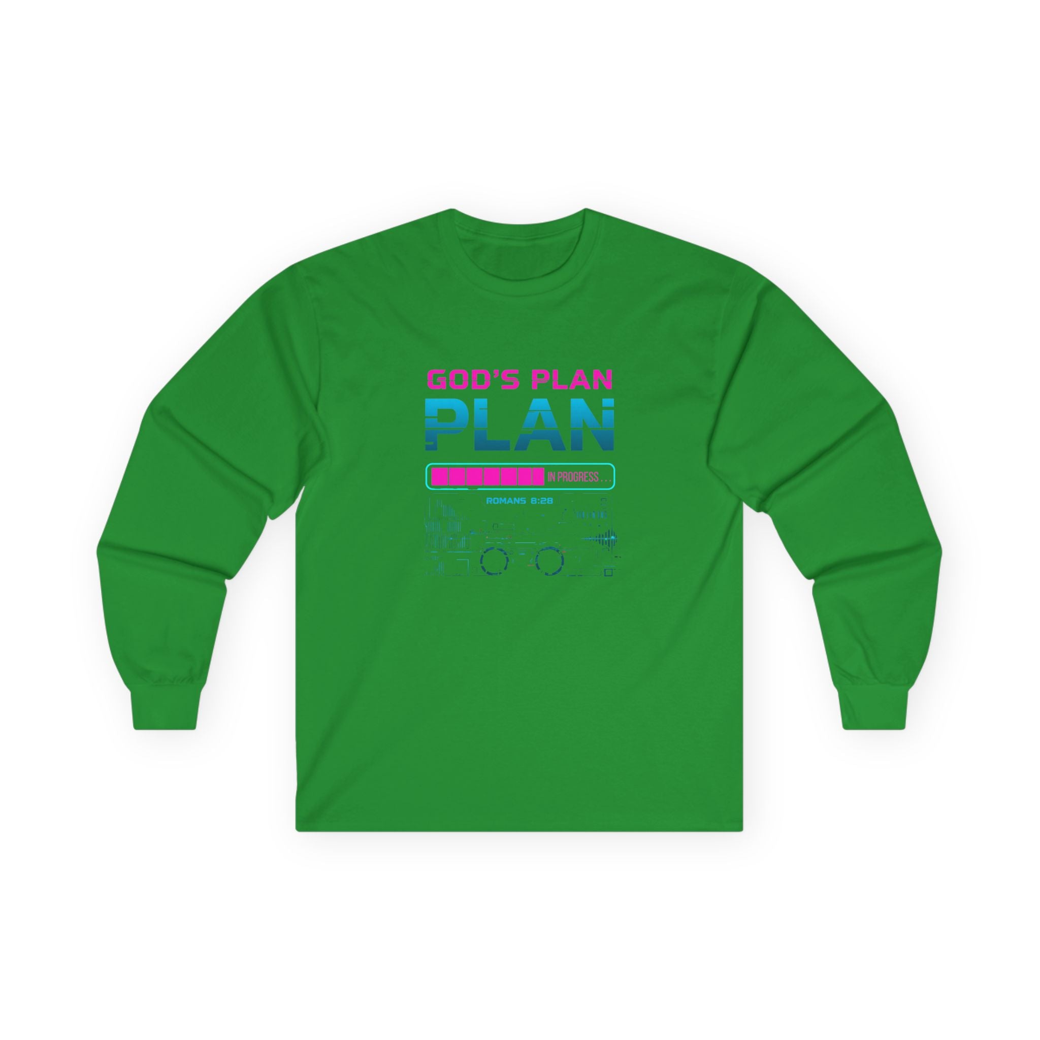 God's Plan Retro Graphic Long Sleeve Tee