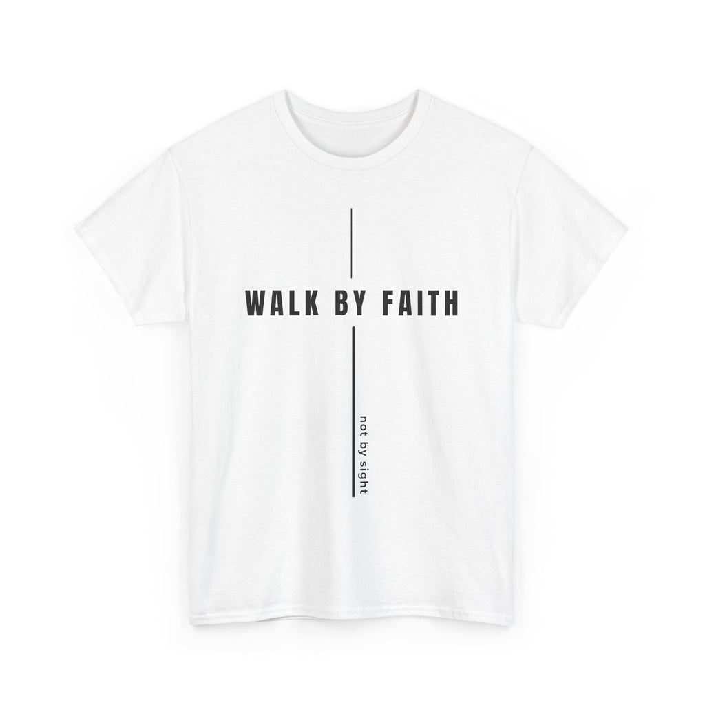 Christian 'Walk By Faith' Tee — Inspirational Faith T-Shirt