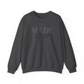 Minimalist Crewneck Sweatshirt "Made New" Pullover, Inspirational Christian Clothing, Aesthetic Daily Reminder Sweatshirt