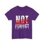 Christian Tee — "Not Perfect, Forgiven" Romans 5:8 Graphic T-Shirt (Still Loved / Still Chosen)