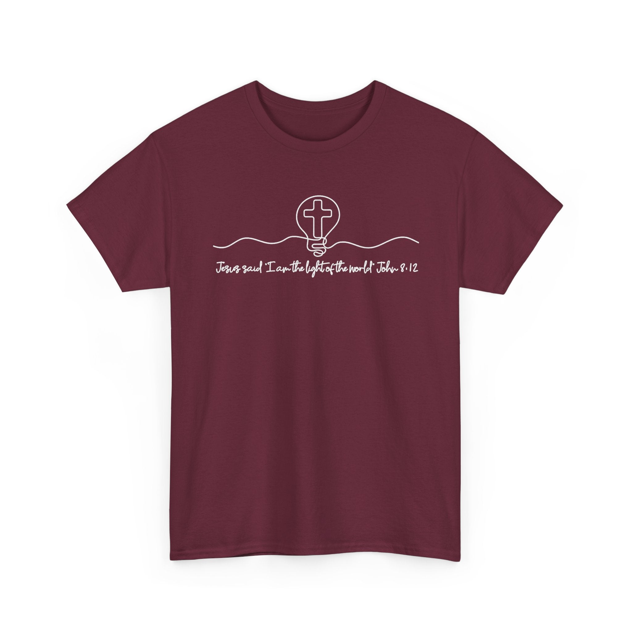 Christian Cross Graphic Tee — "Jesus and I Live By Faith" Inspirational Bible Verse Shirt