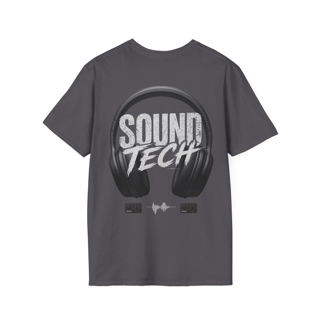 Sound Tech T‑Shirt — Minimalist Crew Neck Tee