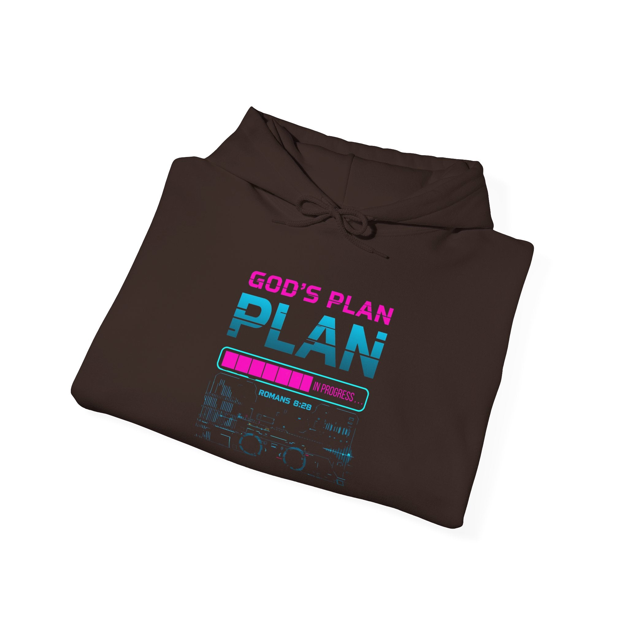 God's Plan Hoodie — Faith-Inspired Retro Graphic Sweatshirt
