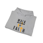 Walk By Faith Hoodie — Christian Inspirational Cross Sweatshirt