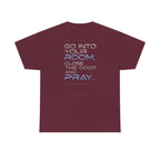 Christian 'Offline' Tee — Back Print: "Go Into Your Room, Close the Door and Pray"