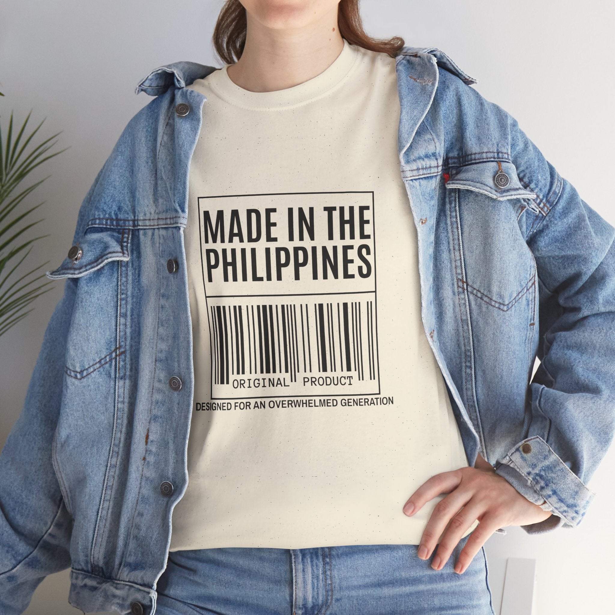 Made in the Philippines T‑Shirt — Barcode Heritage Tee