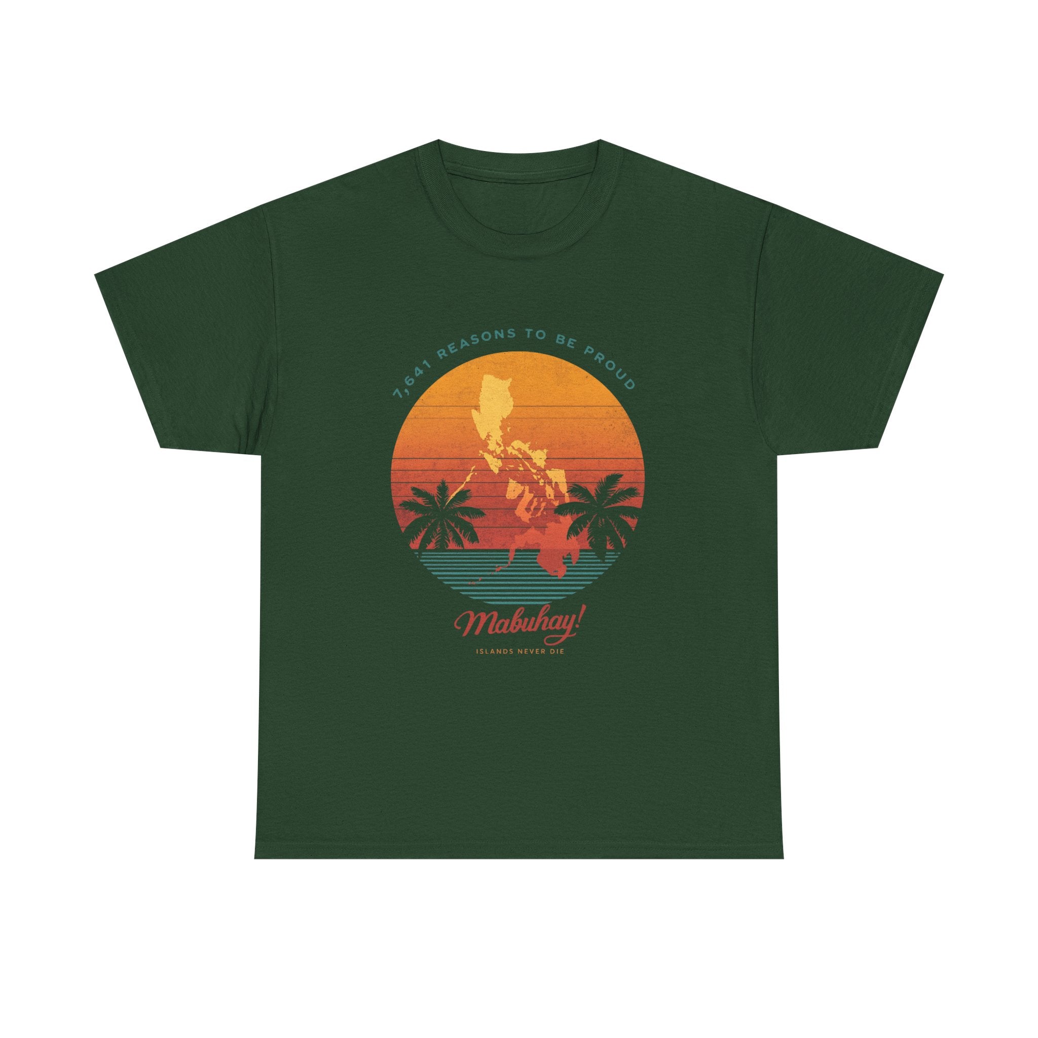 T-Shirt - 'Mabuhay' Tropical Sunset Philippines Pride Tee