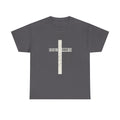 Christian Cross T-Shirt — "Salvation Romans 5:8" Faith Tee