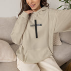 Faith Cross Salvation Hoodie — Minimalist Black Cross Christian Hoodie