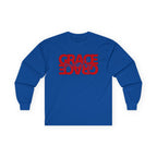 By Grace Long Sleeve Tee — Inspirational Christian Graphic Shirt
