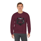 Christian Crewneck Sweatshirt "Christ in Me" Pullover, Galatians 2:20 Apparel, Inspirational Religious Graphic Sweatshirt