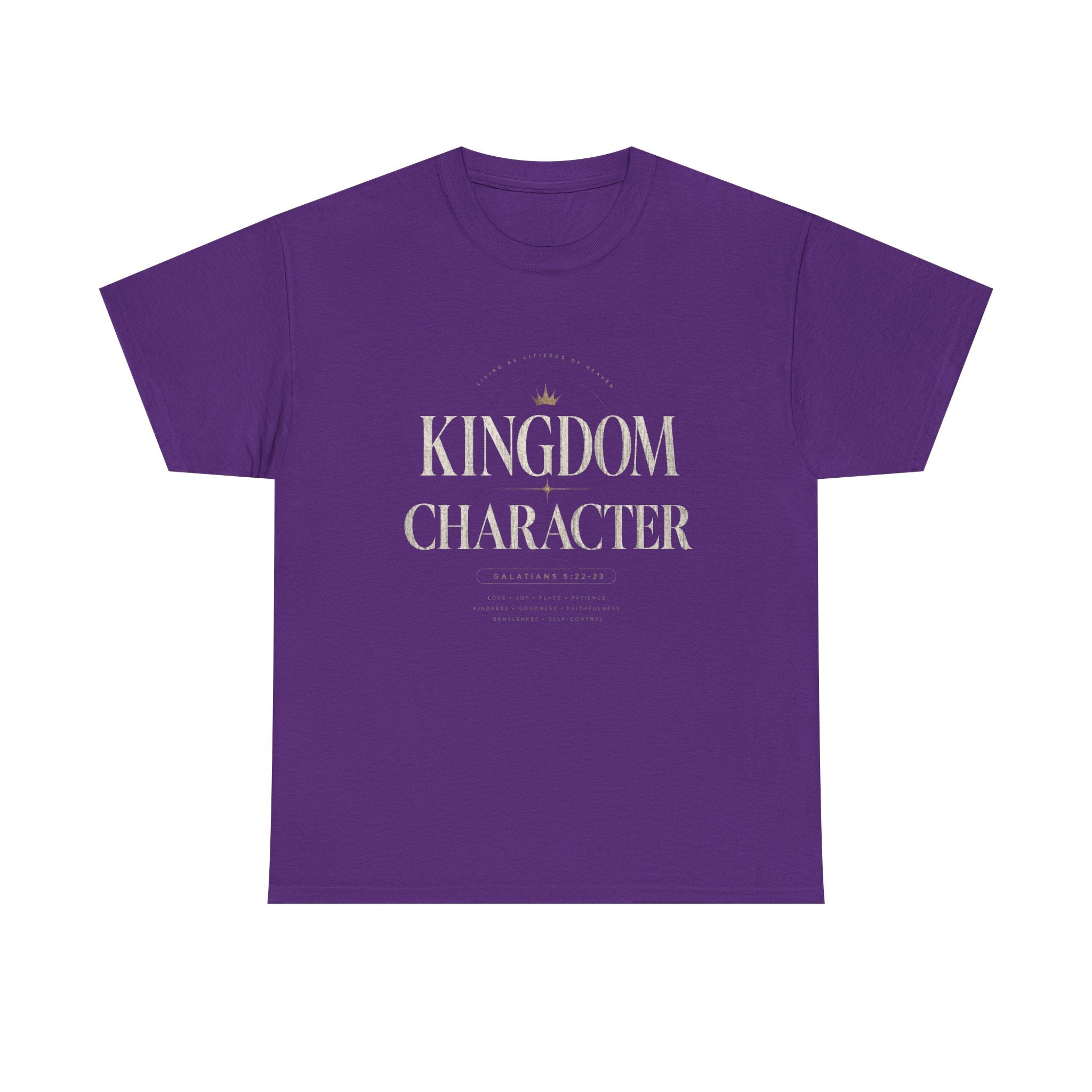 Kingdom Character T-Shirt — Minimalist Faith Graphic Tee