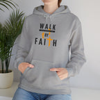 Walk By Faith Hoodie — Christian Inspirational Cross Sweatshirt