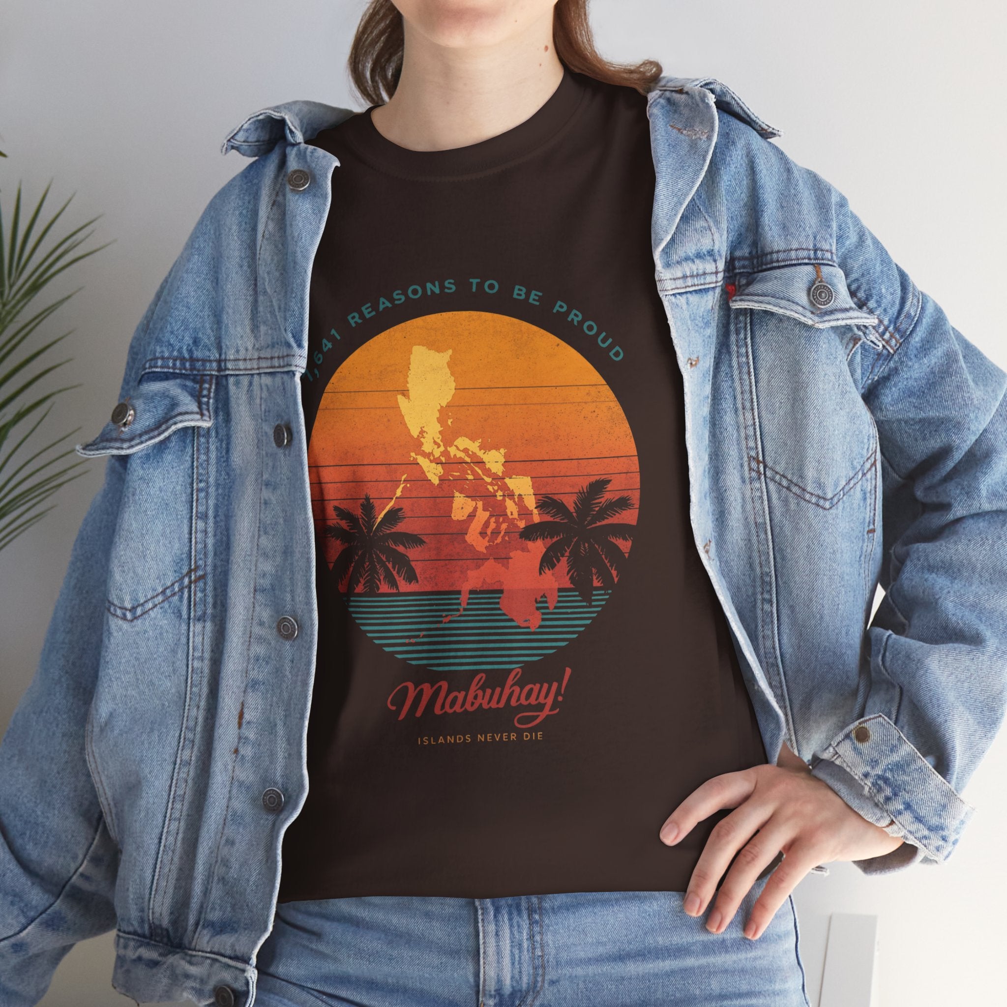 T-Shirt - 'Mabuhay' Tropical Sunset Philippines Pride Tee
