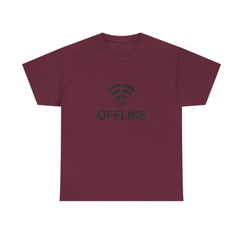 Christian 'Offline' Tee — Back Print: "Go Into Your Room, Close the Door and Pray"