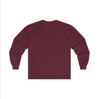 Christian Long Sleeve Tee — "I Am the Light" Minimal Cross Design
