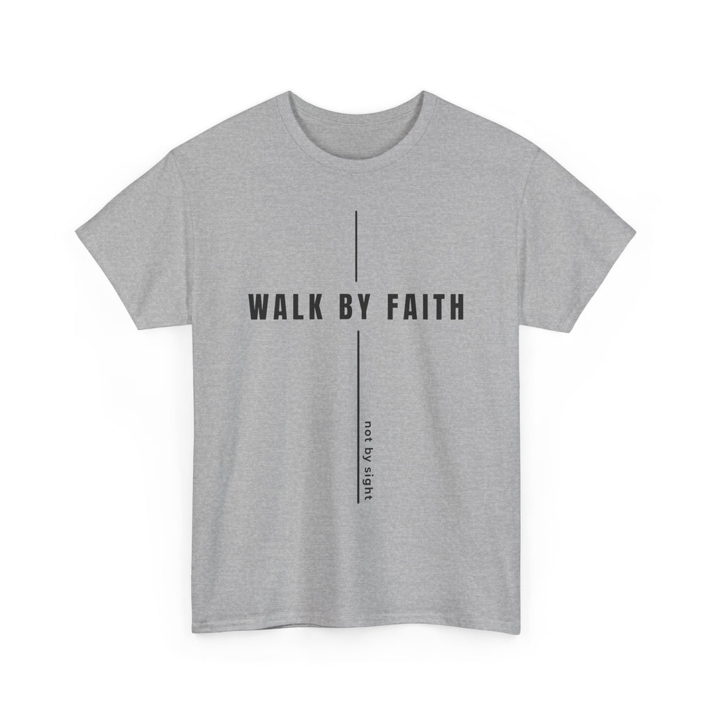 Christian 'Walk By Faith' Tee — Inspirational Faith T-Shirt
