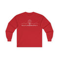 Christian Long Sleeve Tee — "I Am the Light" Minimal Cross Design
