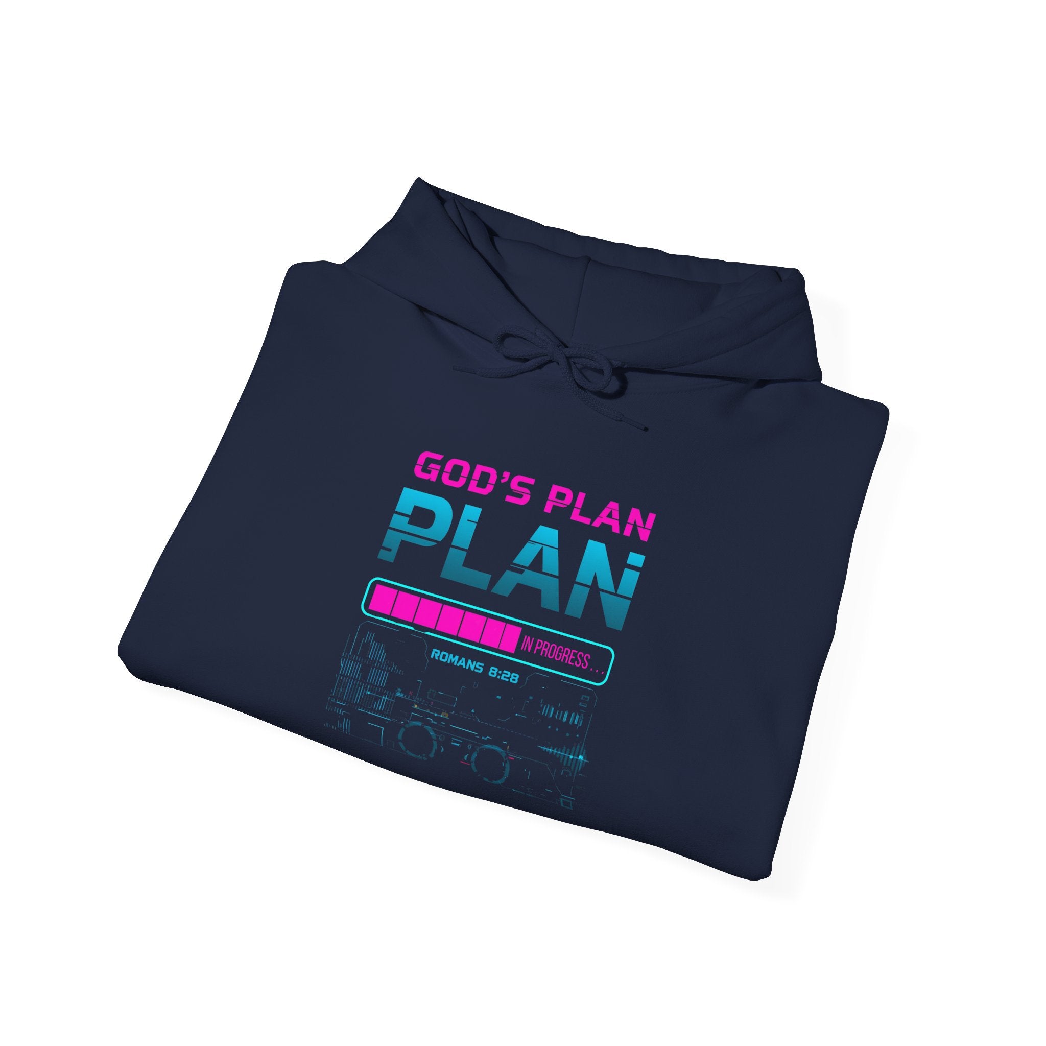 God's Plan Hoodie — Faith-Inspired Retro Graphic Sweatshirt