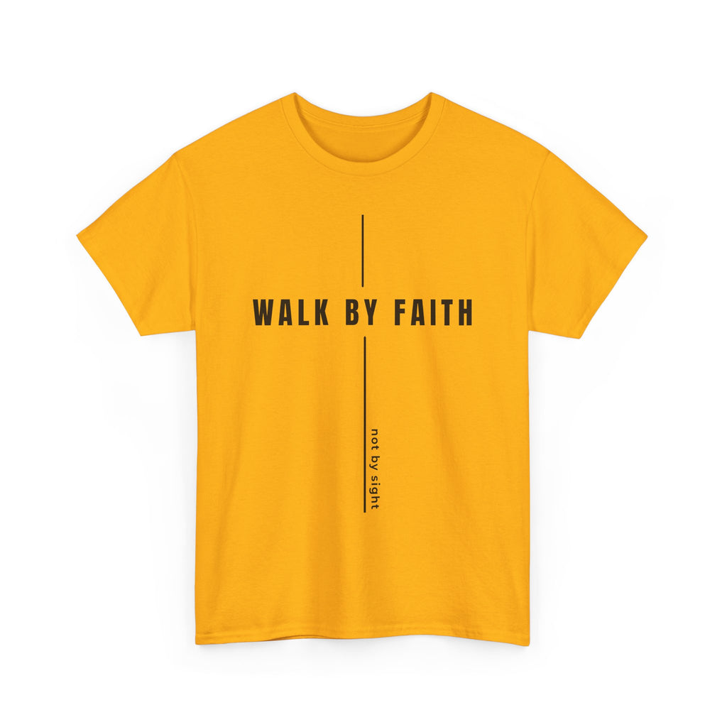 Christian 'Walk By Faith' Tee — Inspirational Faith T-Shirt