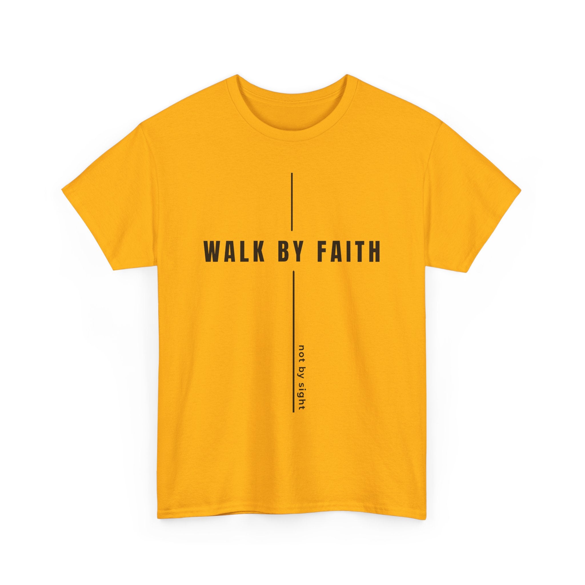Christian 'Walk By Faith' Tee — Inspirational Faith T-Shirt