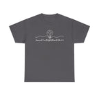 Christian Cross Graphic Tee — "Jesus and I Live By Faith" Inspirational Bible Verse Shirt