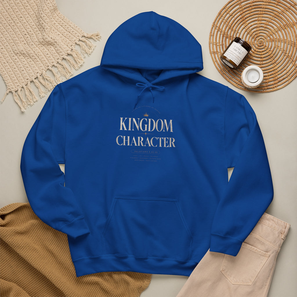 Kingdom Character Hoodie – Faith-Based Inspirational Black Pullover