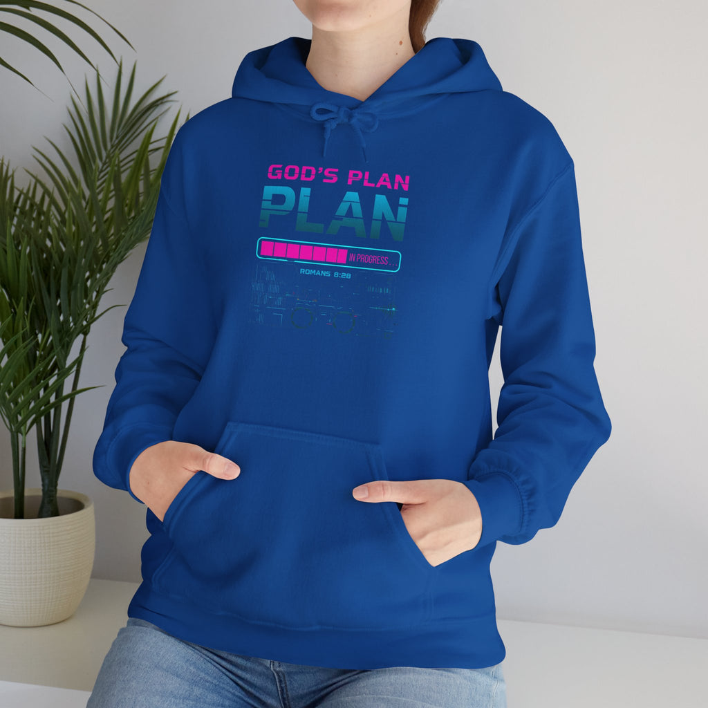 God's Plan Hoodie — Faith-Inspired Retro Graphic Sweatshirt