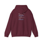 Christian Hoodie "Offline" Wi-Fi Symbol Pullover, Go Into Your Room Quote Back Print, Faith Streetwear Sweatshirt