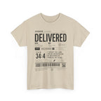 Delivered Graphic Tee — Inspirational Psalm 34:4 Christian T-Shirt