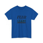 T-Shirt — "Fear Is a Liar!" Graphic Tee | Inspirational Christian Message