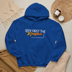 Seek First the Kingdom Hoodie - Christian Faith Scripture Sweatshirt (Matthew 6:33)
