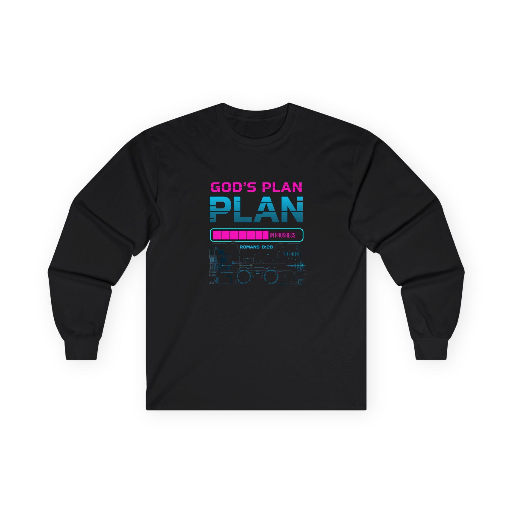 God's Plan Retro Graphic Long Sleeve Tee